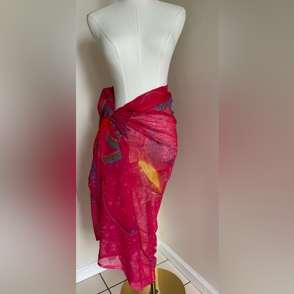 Accessories - Sheer Tropical Wrap